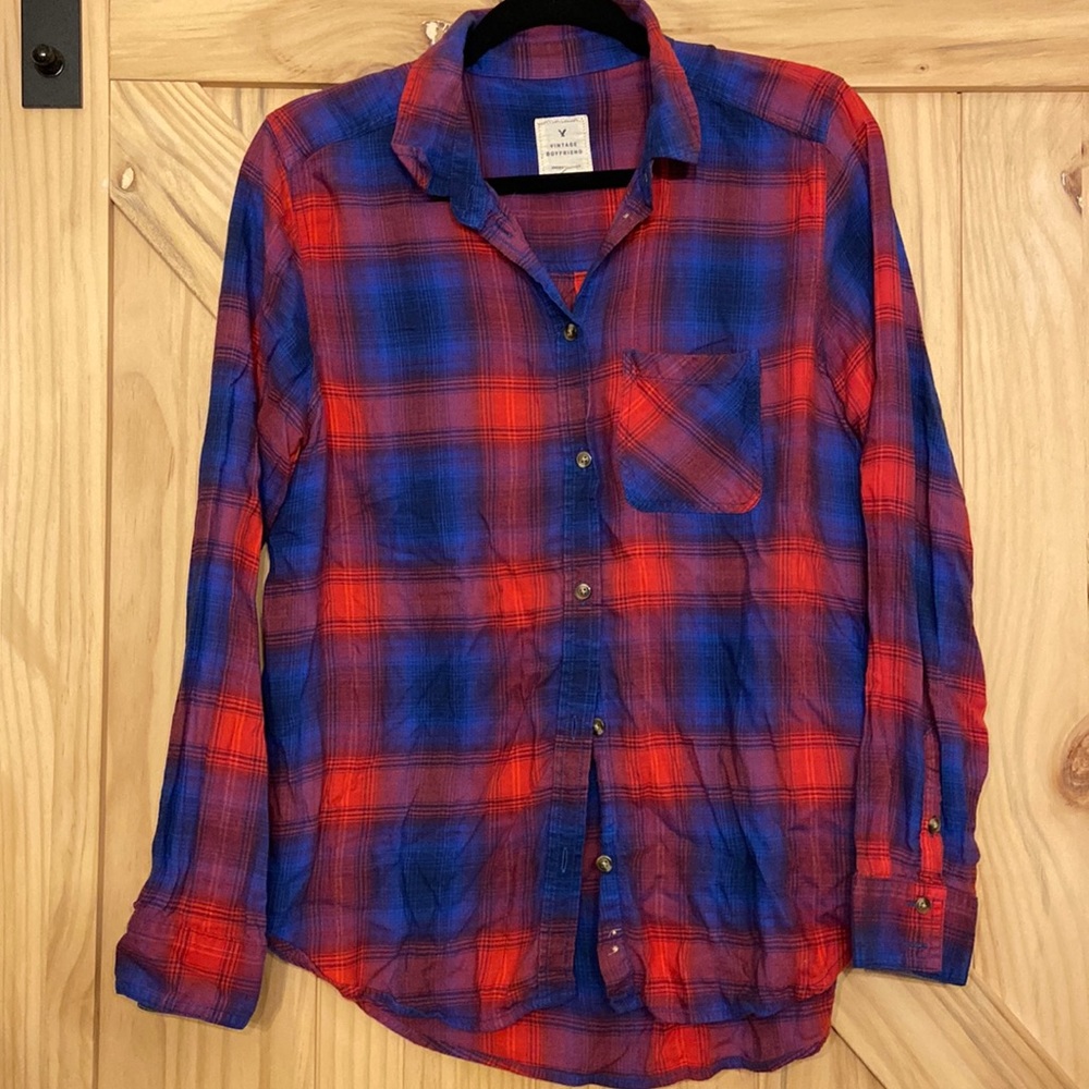 American Eagle boyfriend flannel